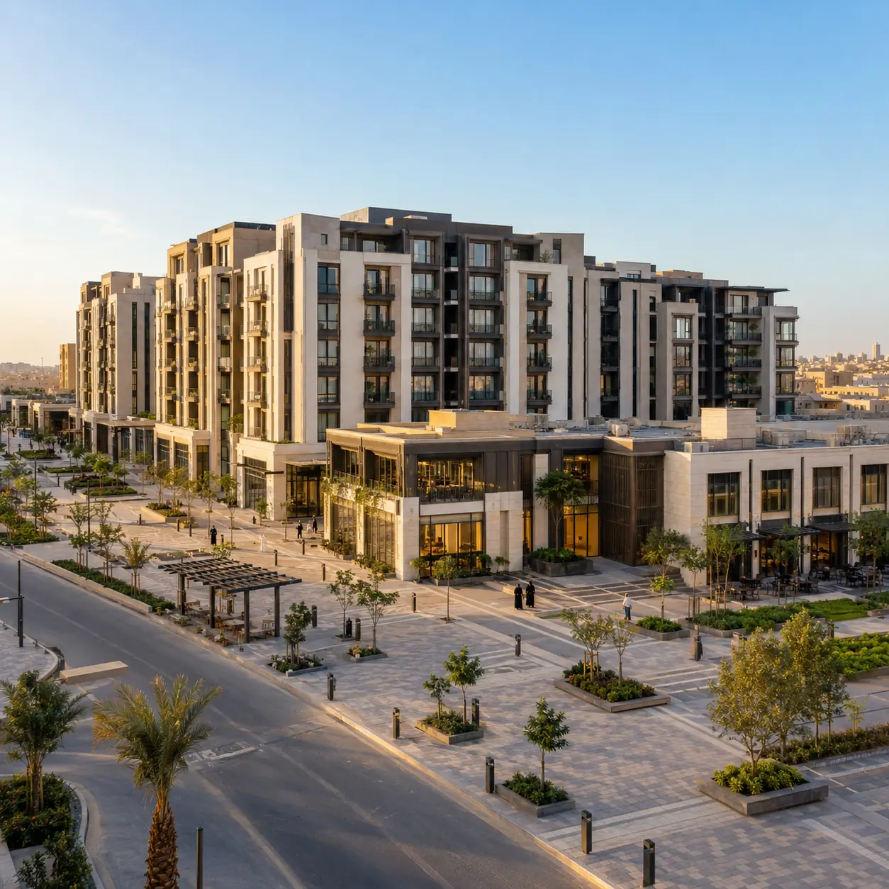 مشروع تطوير عقاري حديث ضمن خدمات شركة روزن دان التجارية في السعودية